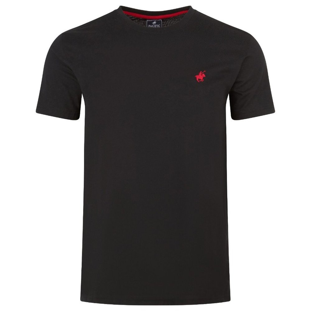 Mens Pacific Polo Club Tshirt 100% Cotton Premium Heavy Short Sleeve Solid Color